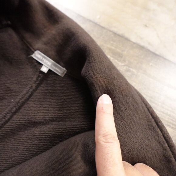 James Perse Cotton Double-Breasted Jacket Women’s Size 2 (Fits Like M 6–8) Brown - Picture 9 of 13